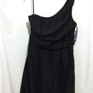 🎁NWT COREN MOORE 100% SILK ONE SHOULDER DRESS